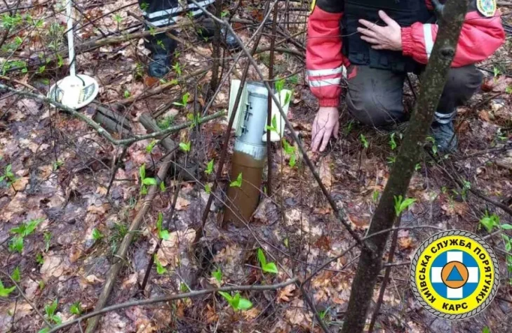 У Києві піротехніки виявили залишки РСЗВ «Град» (ФОТО)