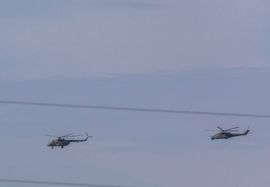 В польському міноборони підтвердили, що білоруські гелікоптери перетнули повітряний простір країни
