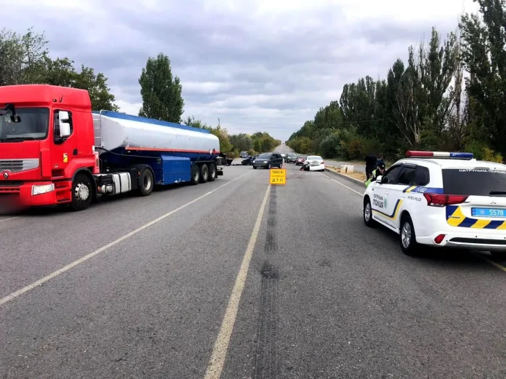 У Київській області в ДТП потрапили три автомобілі