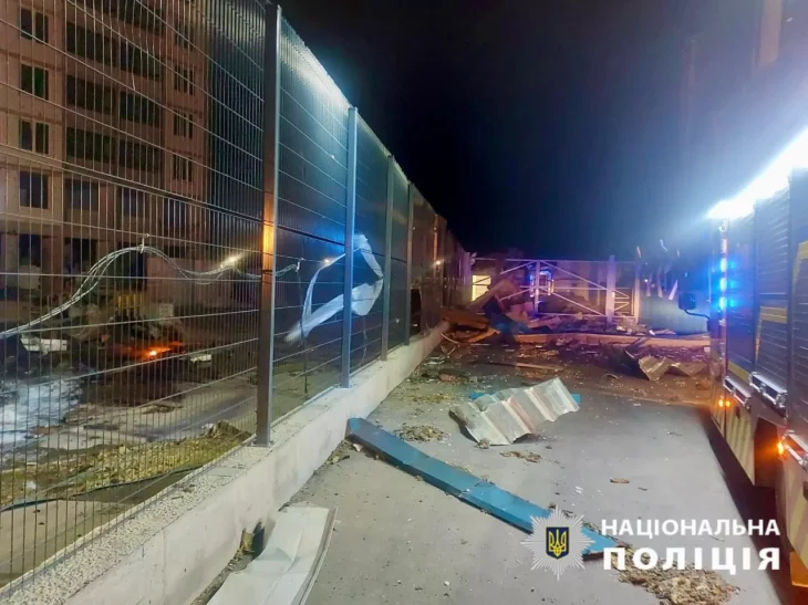 Атака дронів на Київщину: пожежі та постраждалий чоловік