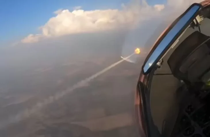 Пілот МіГ-29 знищив ворожий дрон Шахед під час ранкової атаки