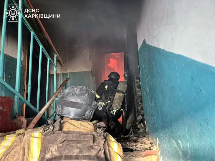 Удар безпілотника по житловому будинку у Харківській області