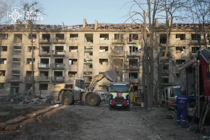 Завершення пошукової операції після ракетного удару у Києві