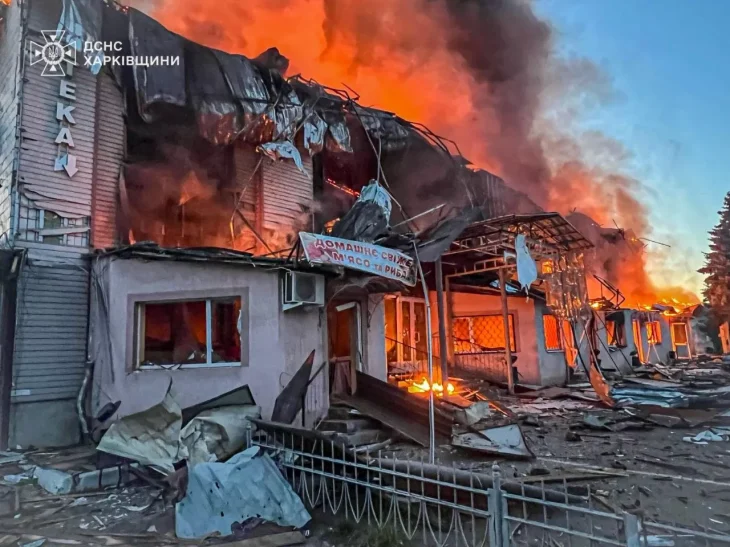 Атака ворога на Великий Бурлук: руйнування та постраждалі на Харківщині