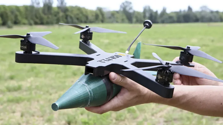 Російські окупанти вперше використали FPV-дрон з РПГ для удару по Харкову