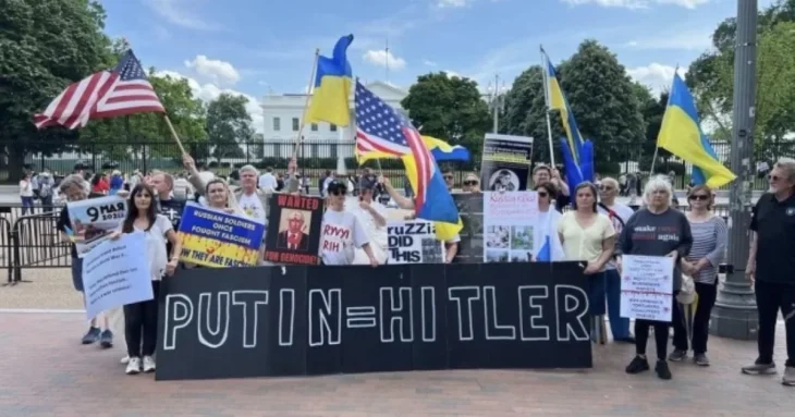 У Вашингтоні протест української громади проти проросійського маршу