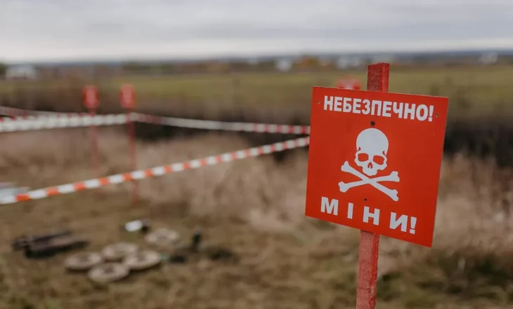 Чоловік підірвався на протипіхотній міні в Ізюмі, Харківщина