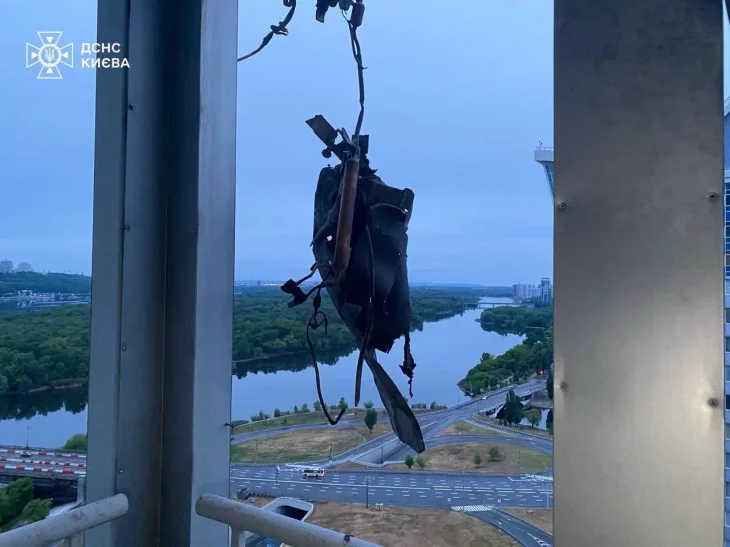 ППО Києва знищила балістичну ракету та 11 дронів під час атаки