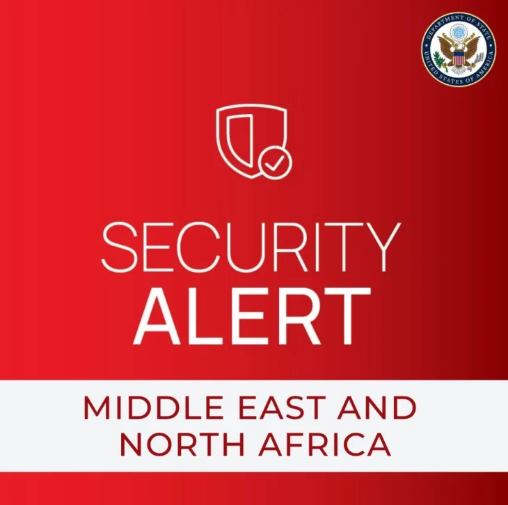 Держдепартамент США попередив громадян про високі ризики у Близькому Сході та Північній Африці
