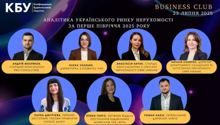 Аналітика українського ринку нерухомості за перше півріччя 2025 року