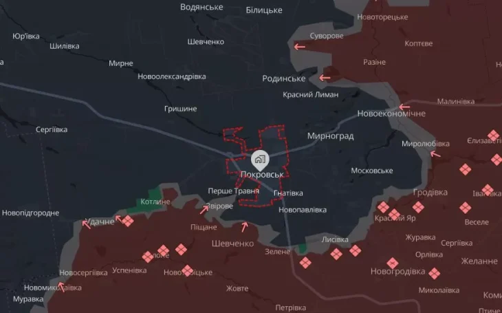Ситуація довкола Покровська залишається напруженою через наступ рф — Сирський