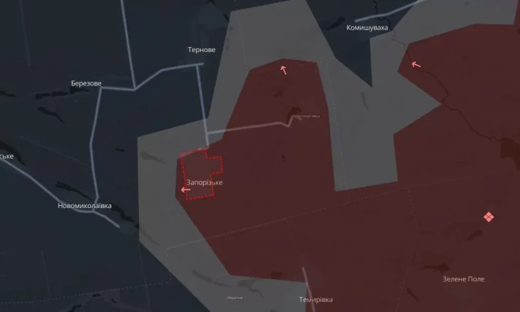 DeepState підтвердив окупацію двох сіл Запорізьке і Новогеоргіївка на Дніпропетровщині