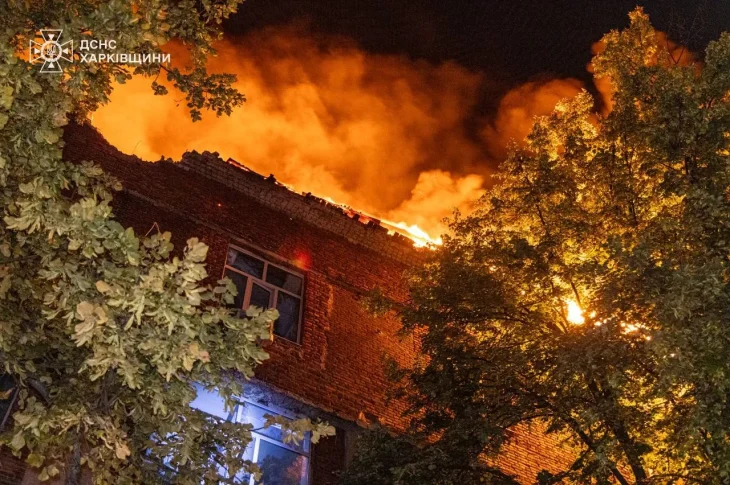 Двоє цивільних постраждали через атаку дрона рф на Салтівський район Харкова