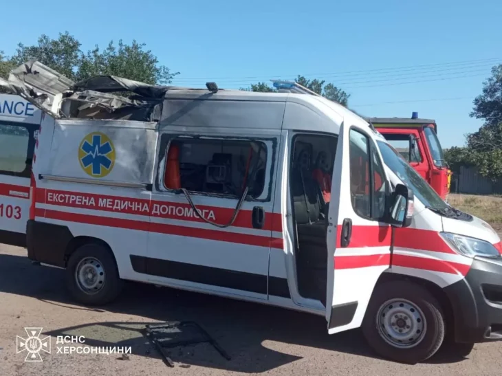 Російські дрони атакували автомобілі та швидку на Херсонщині й Донеччині