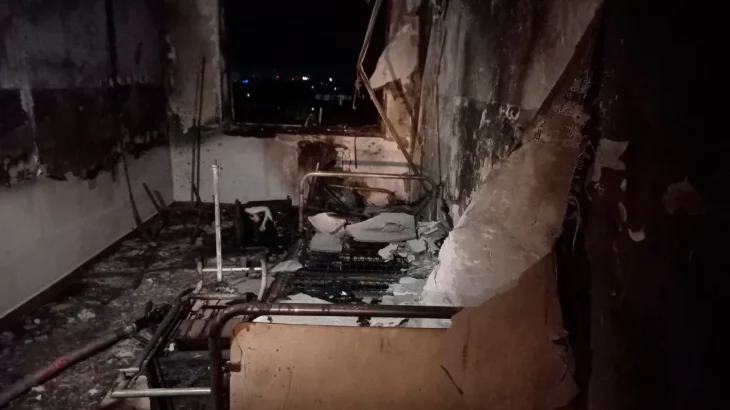 Пожежа у міській лікарні Ужгорода: загинув 74-річний пацієнт, евакуйовано 69 осіб