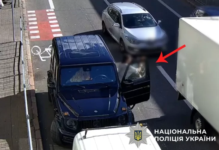 У Києві водій Mercedes жорстоко побив велосипедиста через конфлікт на велодоріжці