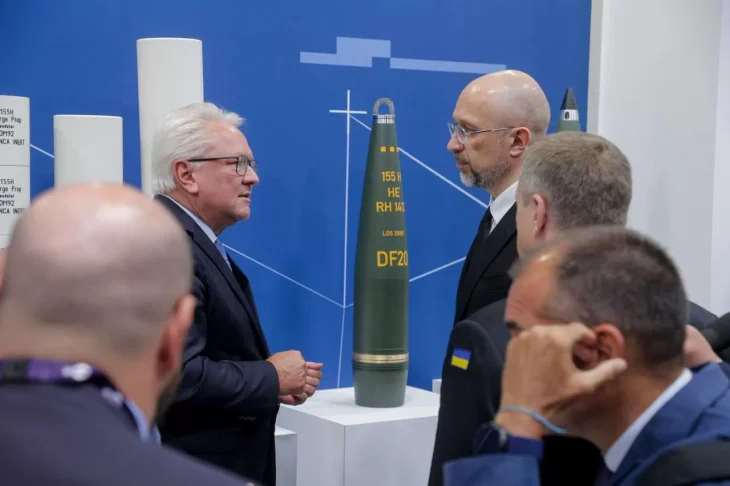 Україна надала ділянку для заводу Rheinmetall з виробництва 155-мм снарядів