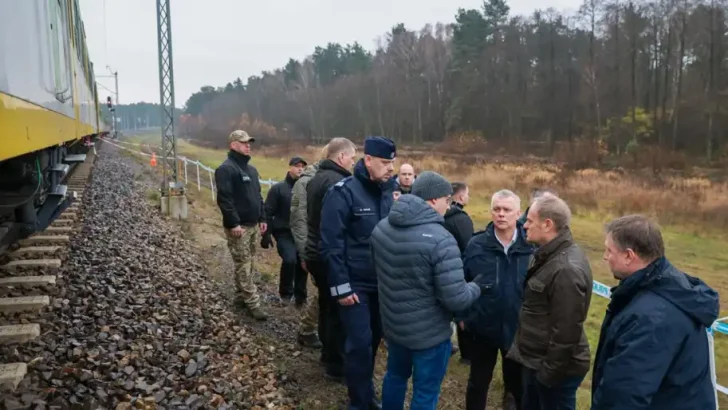 Туск заявив про безпрецедентну диверсію на залізниці Варшава – Люблін, що вплинула на доставку допомоги Україні