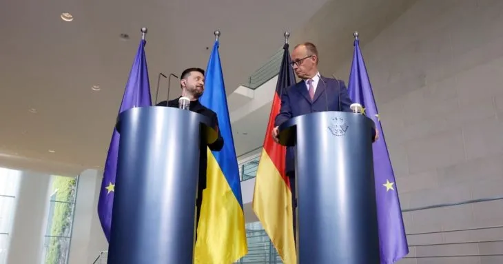 Зеленський запевнив Мерца у прозорості розслідування корупції в енергетичній сфері