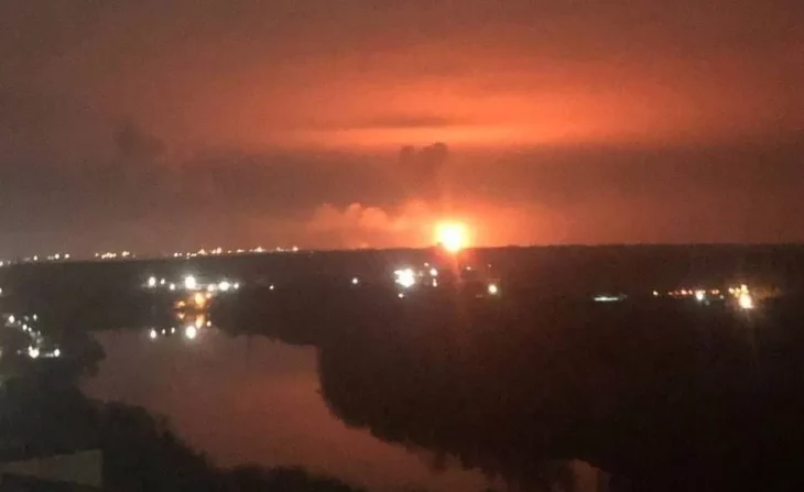 Пожежі та вибухи в Темрюку, Сизрані й Грозному після нічної атаки дронів у рф