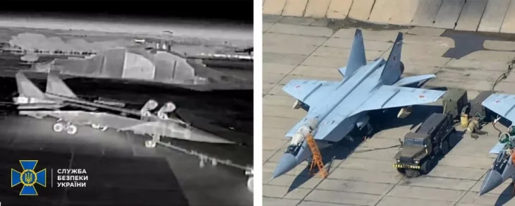 Сили СБУ знищили системи ППО та винищувач МіГ-31 на аеродромі Бельбек у Криму