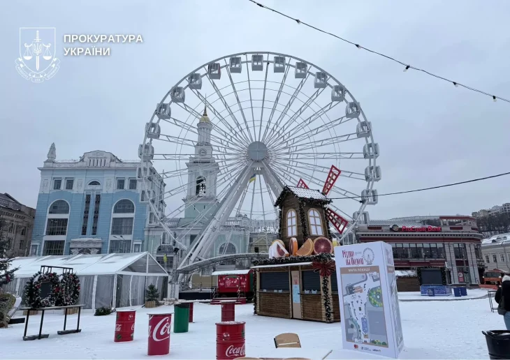 У Києві можуть закрити оглядове колесо на Подолі через небезпеку для відвідувачів
