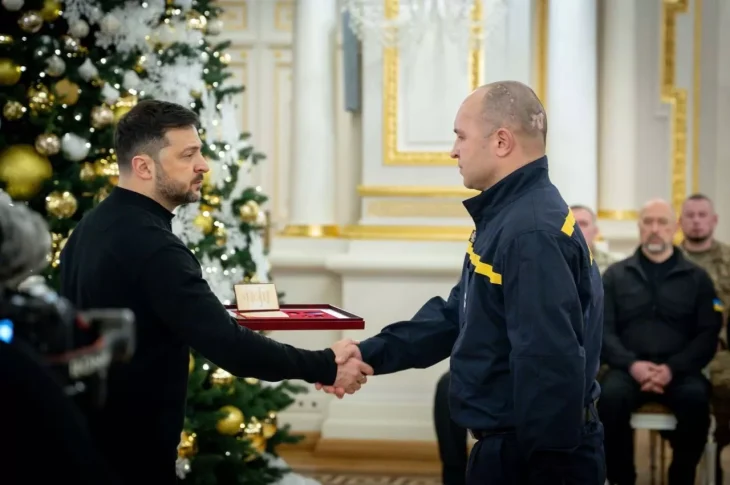 Сергію Бабенку присвоєно звання Героя України за мужність під час рятувальних операцій