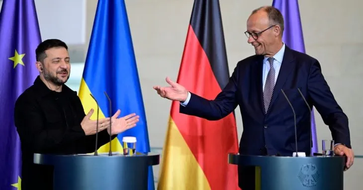 Зеленський подякував Мерцу і домовився про спільні дії наступного тижня
