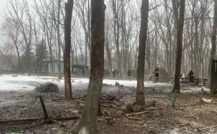росія завдала авіаудару по екопарку під Харковом: поранено людину та тварин