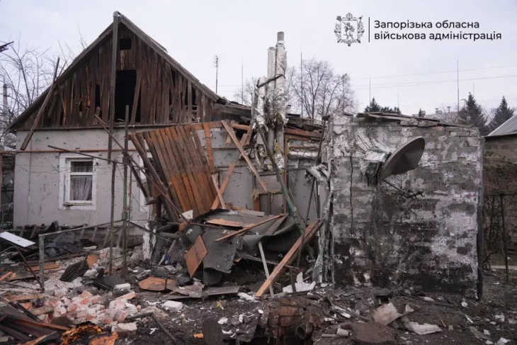 У Запоріжжі зруйнували приватний будинок після удару росіян