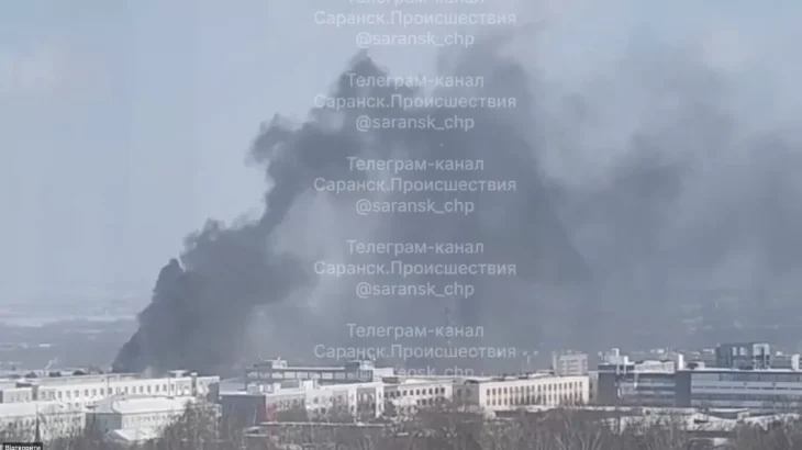Пожежа на заводі «Електровипрямляч» у Саранську