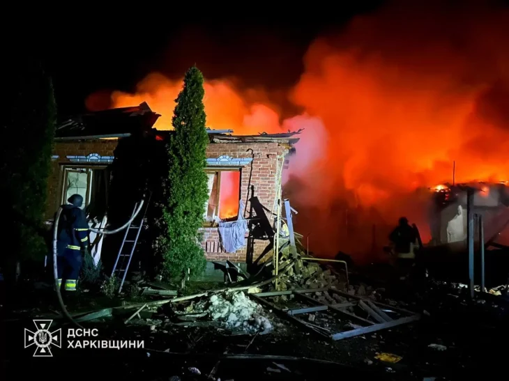 Нічний удар дронами по Харківщині та Одещині: п’ять постраждалих