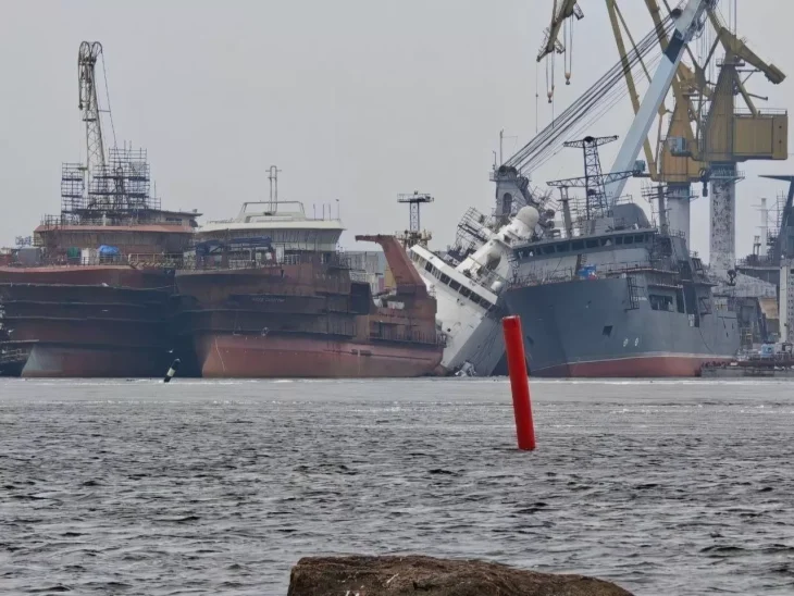Генштаб підтвердив удар по російському криголаму «Пурга» у Виборзі