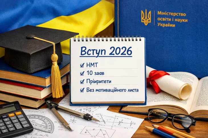 Правила вступу‑2026 від МОН: головні зміни для абітурієнтів