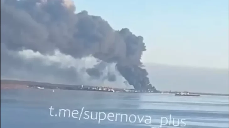 Дрон-атака на порт Усть-Луга спричинила нову пожежу в Ленінградській області