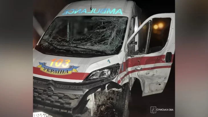 На Сумщині росіяни атакували “швидку”: постраждали троє медиків