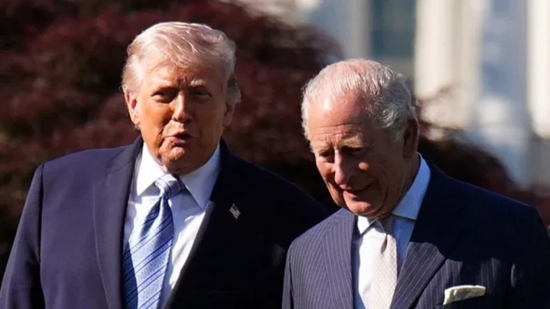 Король Карл III розпочав державний візит до США і зустрівся з Трампом