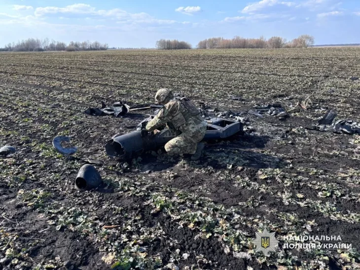 росія застосувала 110 ударних дронів проти України, 77 знешкоджено