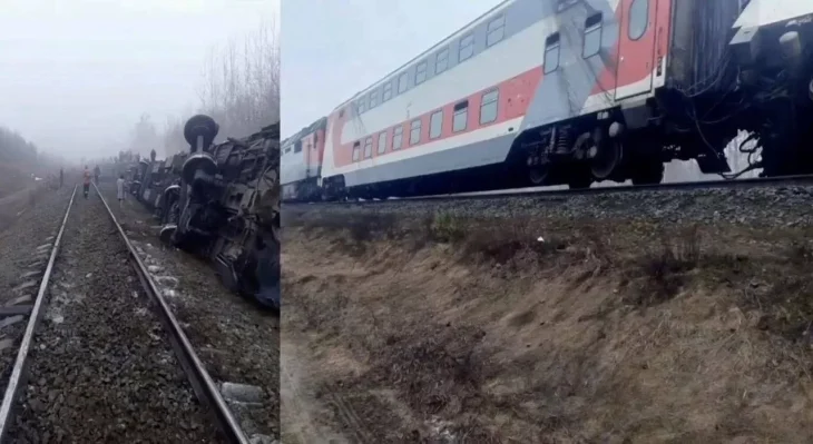 Ульяновська область росії: зійшов з рейок пасажирський поїзд, 12 постраждалих