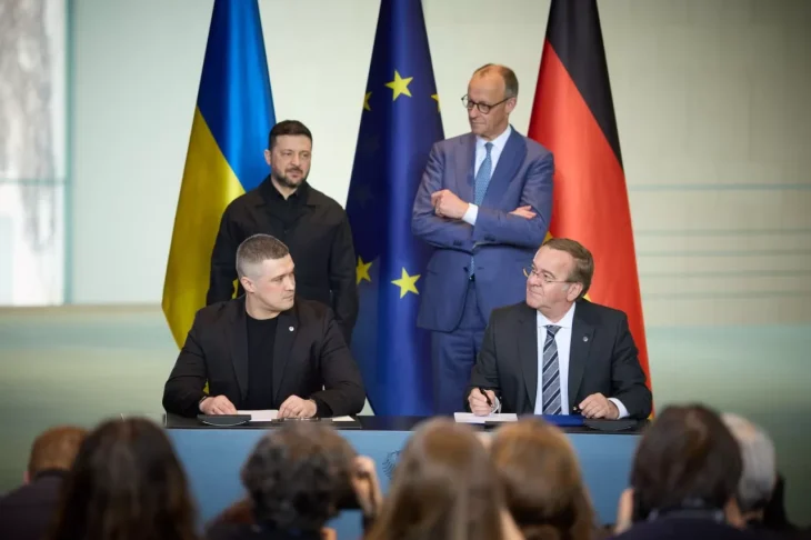 Україна й Німеччина підписали меморандум про обмін бойовими даними