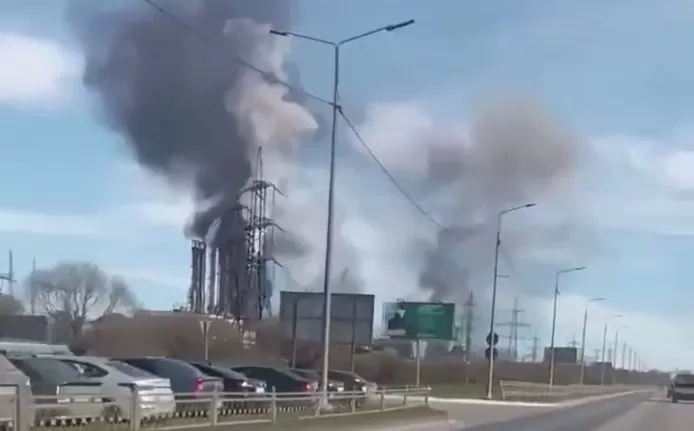 Дрони атакували хімзавод з виробництва аміаку в Череповці, росія