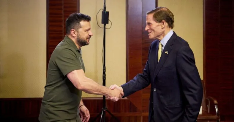 Зеленський у Києві звернувся до конгресменів США щодо антибалістичних ракет