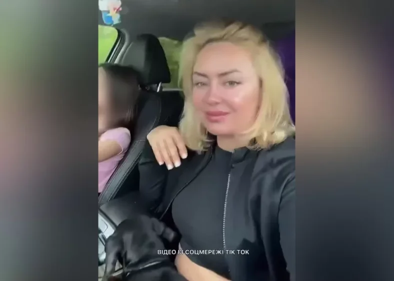 Депутатка з Кривого Рогу дозволила 11‑річній доньці керувати авто і виклала відео