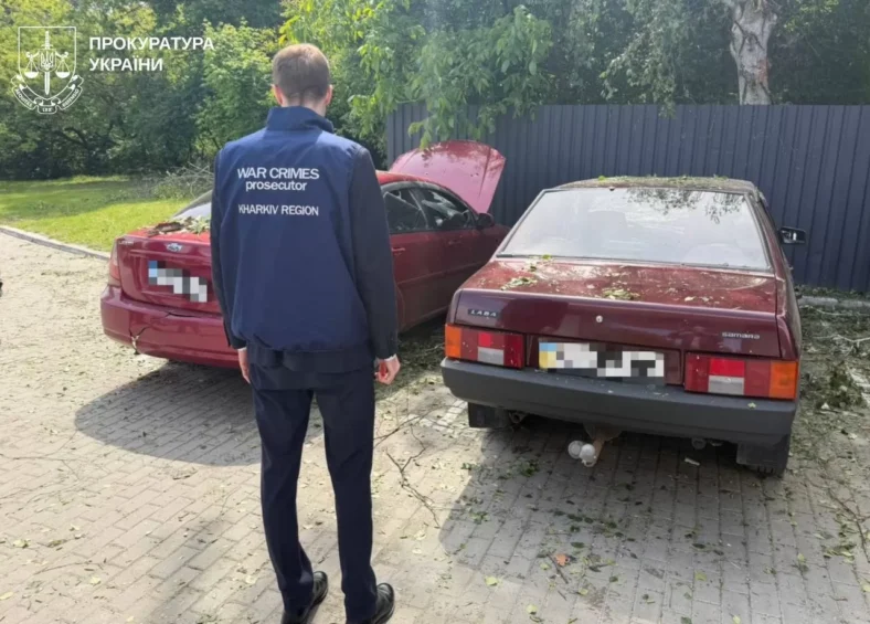 Російський дрон пошкодив АЗС у Харкові, поранено працівника